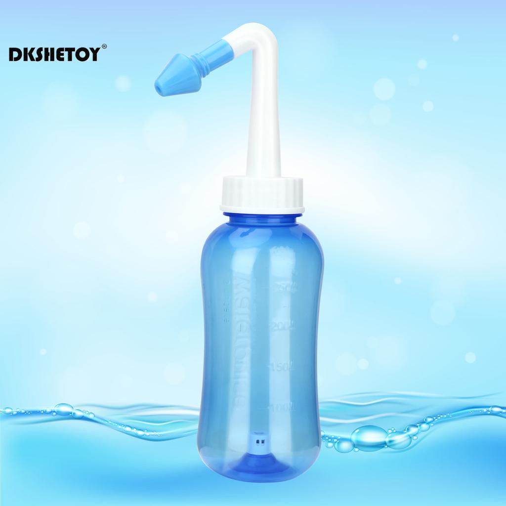 Butelka do płukania nosa 300/500ml Zapalenie zatok Czyszczenie nosa dla dorosłych i dzieci Alergiczny nieżyt nosa Irygator do nosa Neti Pot Narzędzie do czyszczenia nosa