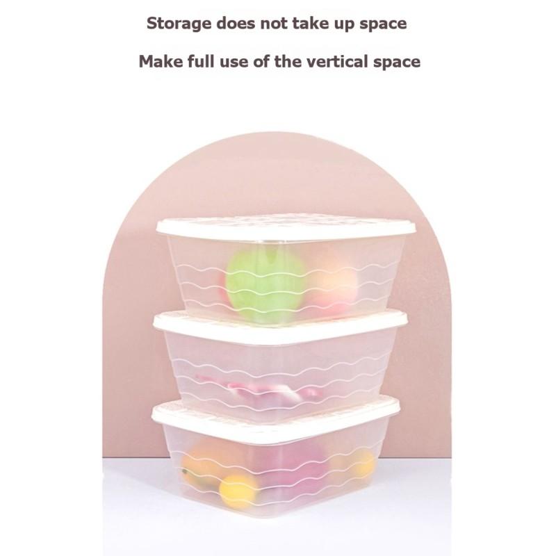 ABBP-Multifunctional Food Storage Container Set - Microwave Safe, Large Capacity, Freshness Preserving 6Pc