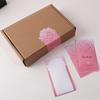 50 Pieces/package Flower Sticker Set Floral Bow Pattern Suitable for Gift Box Sealing Decoration Handmade Gift Decoration