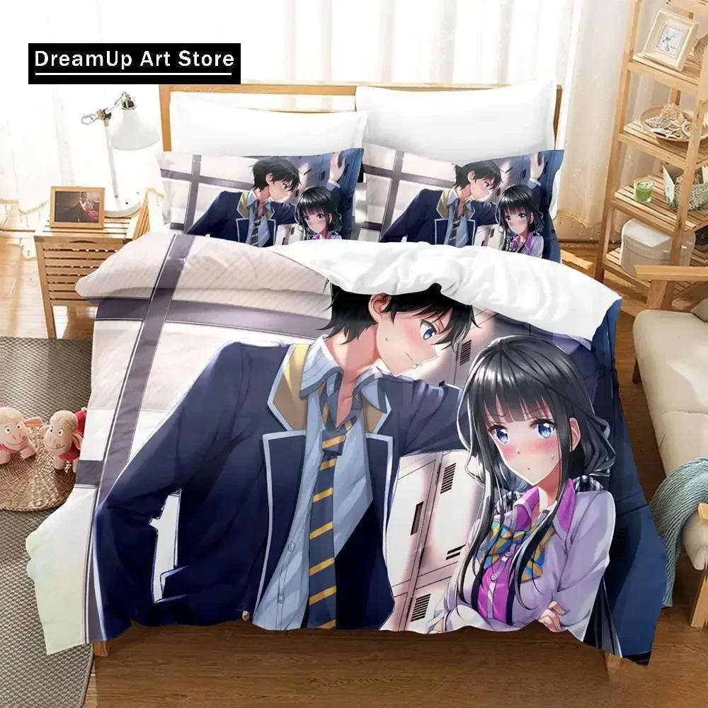 3d Printed Anime Masamune-kun's Revenge Bedding Set Single Twin Full Queen King Size Bed Set Adult Kid Bedroom Duvet cover Sets