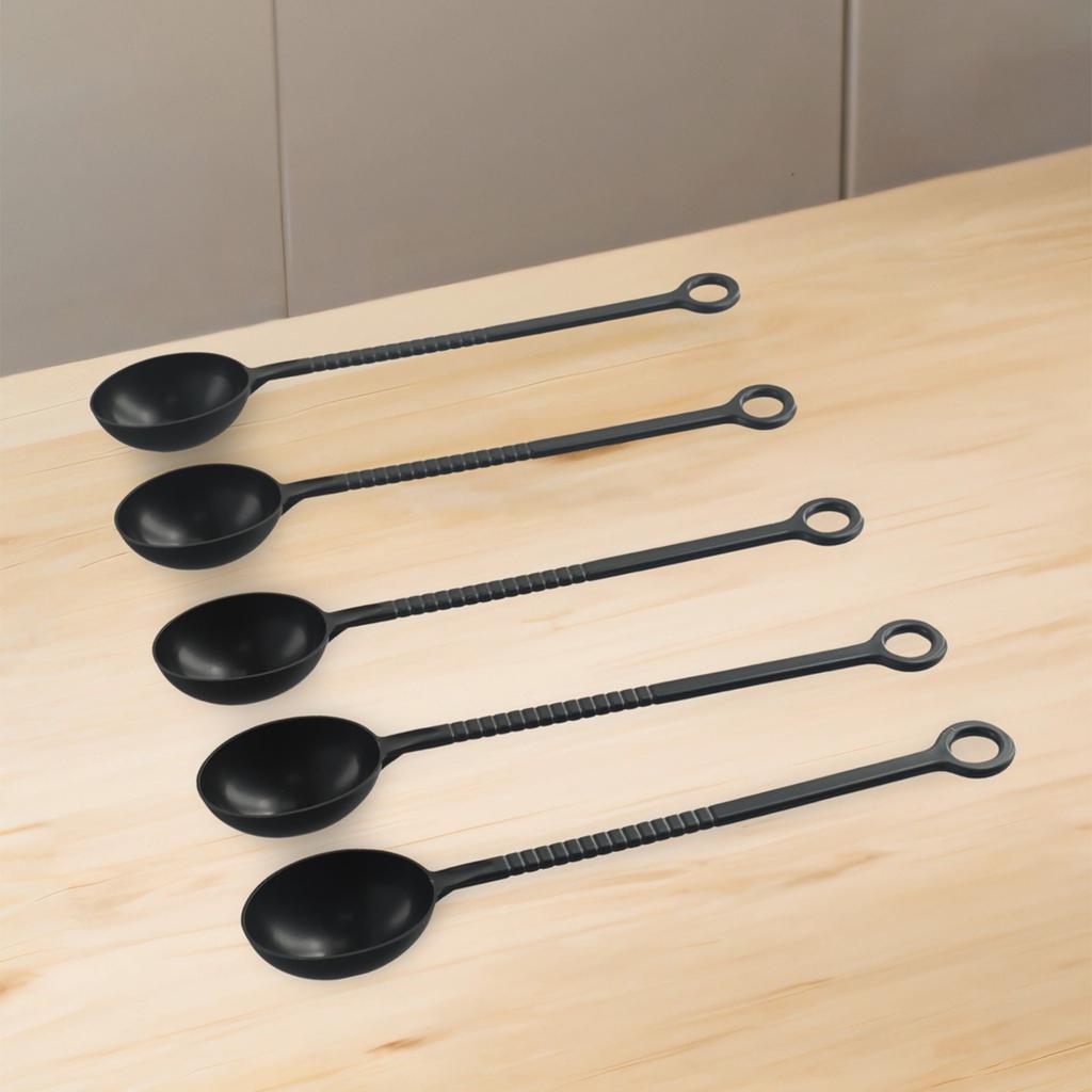 Łyżeczki plastikowe do herbaty Praktyczne 21cm Długość 5 sztuk/zestaw