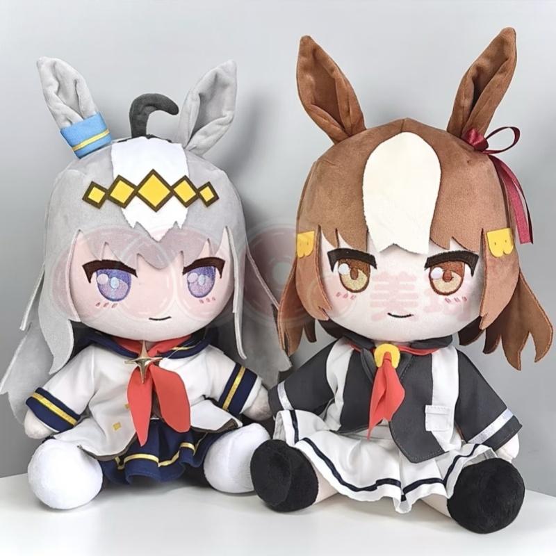 30cm Anime Umamusume: Pretty Derby Tokai Teio Symboli Rudolf Plush Cotton Doll Sitting Posture Dolls Plushie Cosplay Doll Gifts