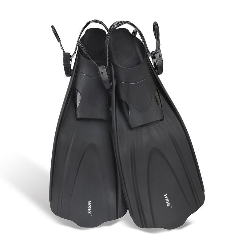 

TPR Diving Fins Flipper Snorkeling Equipment Swimming S-M(36-39) чёрный