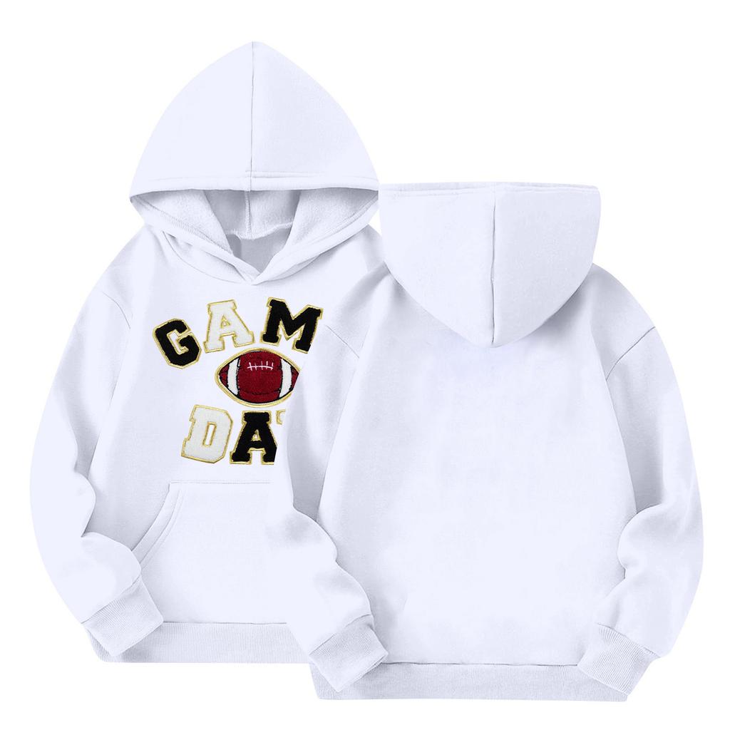 Niedliche Hoodies für Teenagerkinder Trendige Preppy Kapuzensweatshirts Übergroße Langarmshirts Kleidung für Kinder