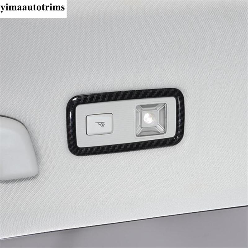 Roof Reading Lights Lamps Frame Cover Kit Trim For Volkswagen T-Roc T Roc 2018 - 2025 ABS / Stainless Steel Interior Accessories
