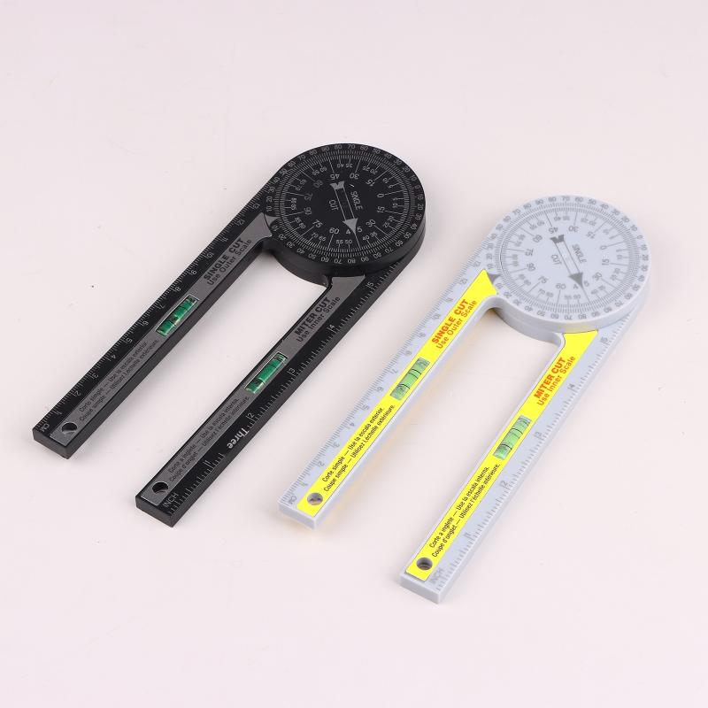 Professional Miter Saw Protractor Angle Finder Precision Miter Angle Finder Plumbers Woodworking Scale Mitre Saw Measuring Tool