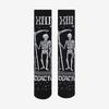 6 Styles Gothic Retro Skull Punk Skeleton Crew Socks Unisex Harajuku Elastic Cotton Women Men Stocking Skateboard Long Socks