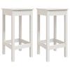 Vidaxl 3-Cz. White Pine Wood Garden Bar Furniture Set