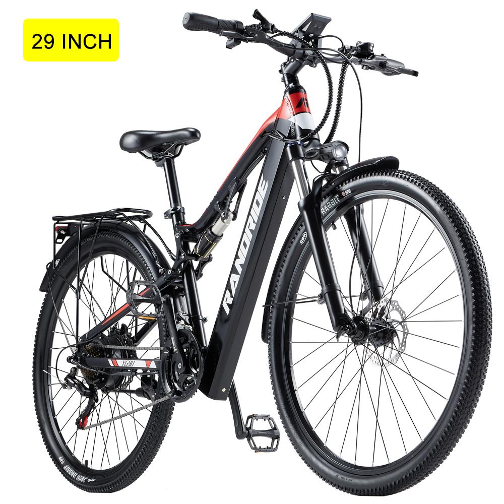 RANDRIDE YG90B-29 Urban electric bicycles 1000W motor 48V 17Ah battery 29-inch tires hydraulic brakes.