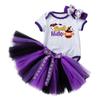 Baby Girls Kids Skirts Set 3PC Romper+Skirts+Headband Halloween Outfits