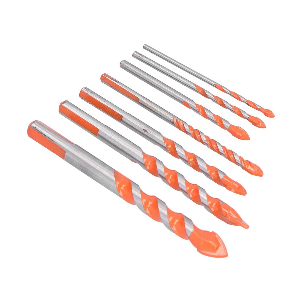 Drill Bits Punching Triangular Drill Bits with Storage Case for Ceramics Marble Wall Openings