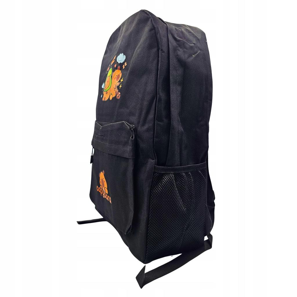 Kapybara Backpack School Roomy Satchel Set 3In1 Pencil Case Bag
