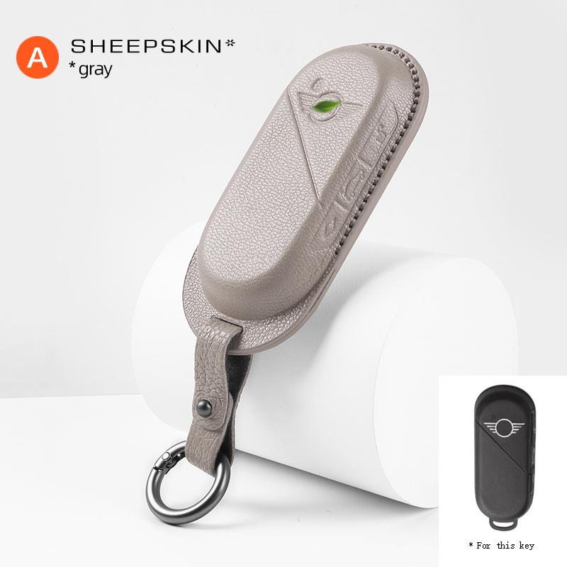 Funda de cuero para llave de coche, Protector de gamuza Fob para Mini U25 J01 J05 F65 F66 2025 2025, accesorios para coche Deyou
