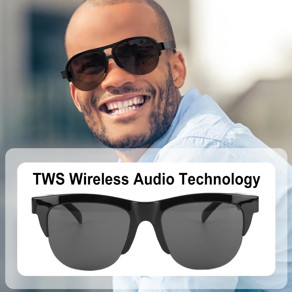 144 Sprachen Smarte Brille Übersetzer Bluetooth-kompatibel 5.3 Übersetzungsbrille Übersetzerbrille & Headset für Männer & Frauen