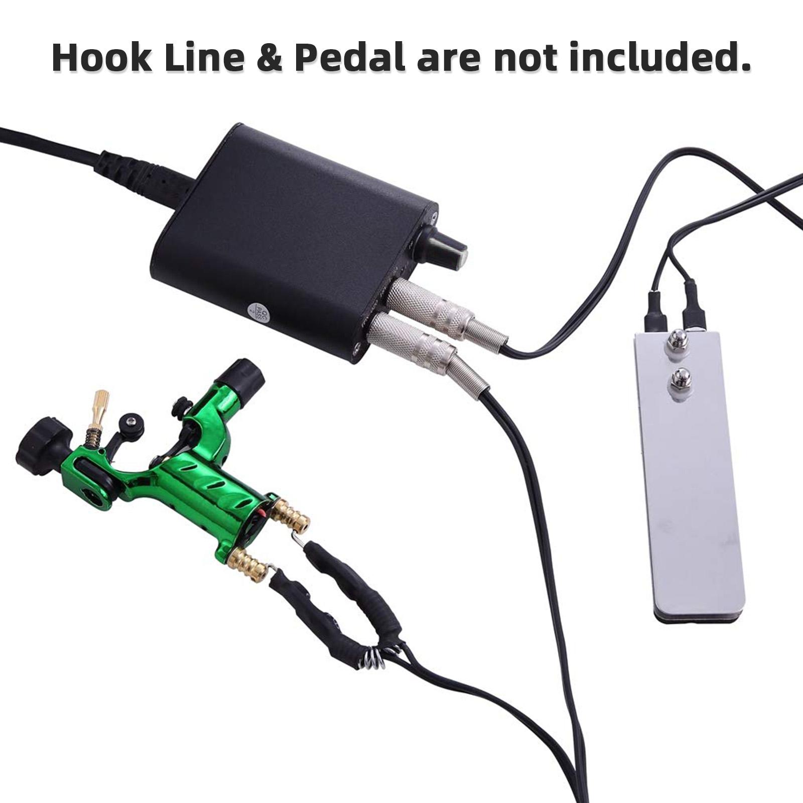 

Mini Tattoo Power Supply Set TPN 020 18V 1.5A 90V 265V Tattoo Mini Motor Black Tattoo Machine Power Supply with Tattoo UK Plug чёрный