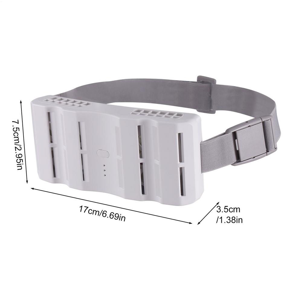 Waist Cooling Fan Personal Cooling Fan Waist Mounted Wearable 3-Speed Cool Gadgets Rechargeable For Travel Climbing Work Hunting