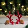 Weihnachts-Rentiergeweih-Haarspangen