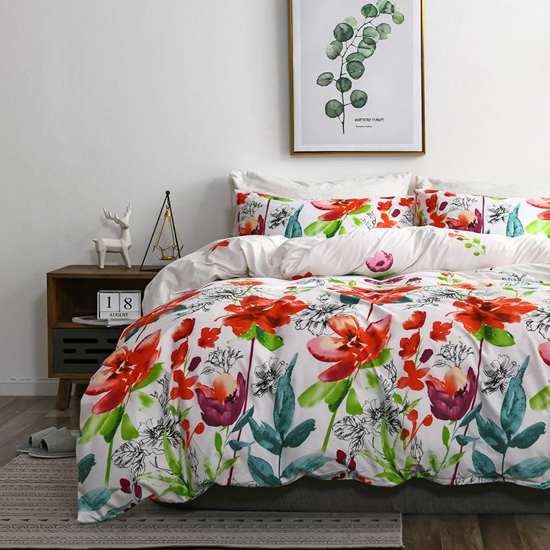 RunGrape Duvet Cover Bedding Set Twin Queen King Size 240x220 Nordic Bed Cover 150 Euro Bed Linen 2 Bedrooms Bedclothe 200x200