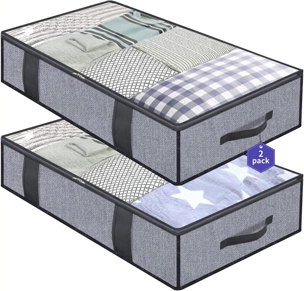 Quilt Storage Bag Closet Clothes Dustproof Moisture-proof Organizer Foldable Storage Boxes