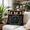 T-Tools Rock Band Pillow Case Plush Fabric Soft Pillowcase Double Sided Print Cushion Cover Household Gifts