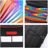 Office File Storage Box A4 Size Expandable File Organizer Bag 24 Pockets Document Expanding Folder PP Material