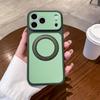 Compatible with Apple 17Promax: Color-blocking Skin-Feel Phone Case with Rotating Magnetic Bracket, Fits 16PM, 15Promax Protective Cover.