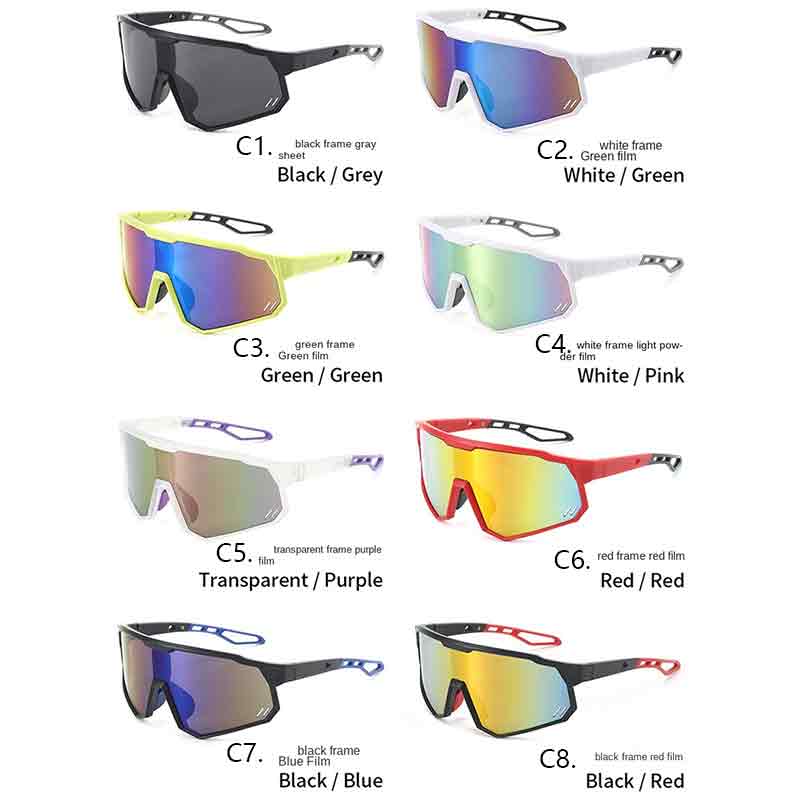 Trendy High-quality Sun Eyeglasses Women Men Sun Glasses For Outdoor Use Sports Ride Eyeglasses Mirror Lady Man Goggles UV Protection 400
