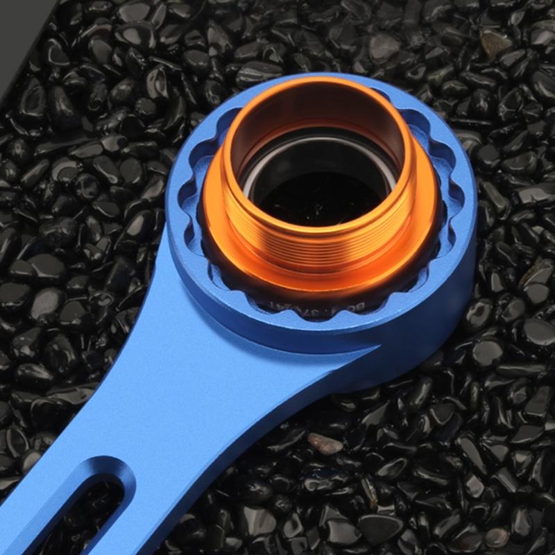 6 in 1 Road Bike Bottom Bracket Wrench Tool Bearing Cup Removal Install Tool Bicycles Bottom Bracket Extractors Tool
