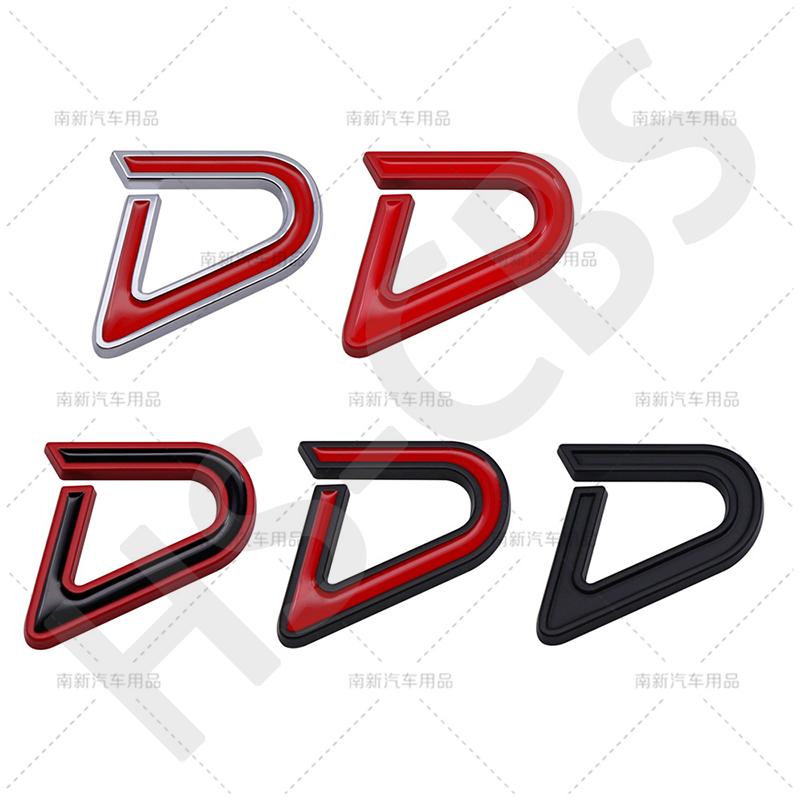3D Metal SD Emblem Logo S D Badge Rear Trunk Decal Car Stickers Tailgate Decals for R55 R56 R60 R61 F55 F56 F60 Accessories