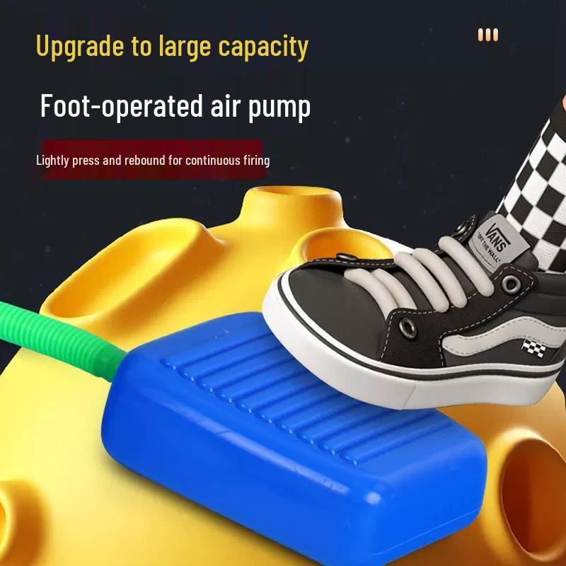 Sky-high Rocket Launcher: Foot-Pedal Catapult & Luminous Flying Saucer for Kids