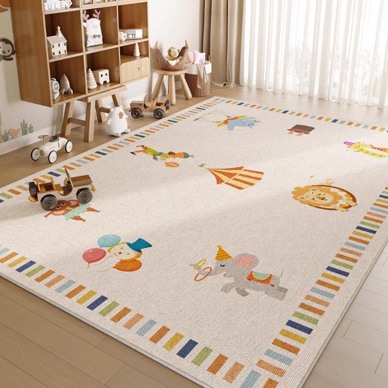 Gray City Road Map Car Play Rug Soft Flannel Non Slip Washable Kids Carpet for Children Playroom Bedroom Nursery