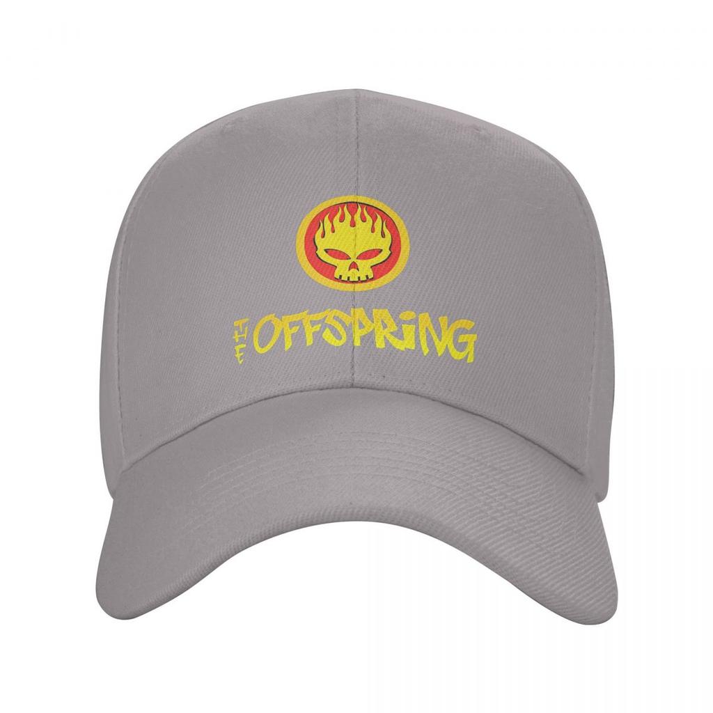 The Offspring Flammande Skalle På Cirkel Logotyp Basebollkepsar Snapback Herr Dam Mössor Casual Keps Sport Basebollkeps Keps