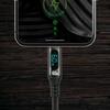 USB-C -> USB-C Cable everActive CBB-1PDL 1m 60W Built-in Display Black