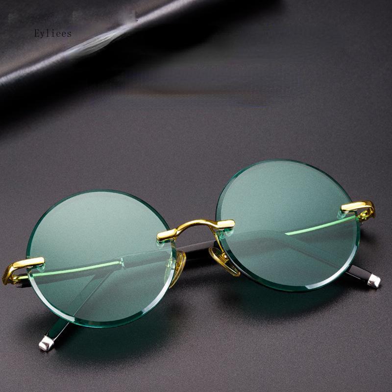 UV400 Protection Small Round Sunglasses Retro Metal Punk Shades Colorful Eyewear for Men Women