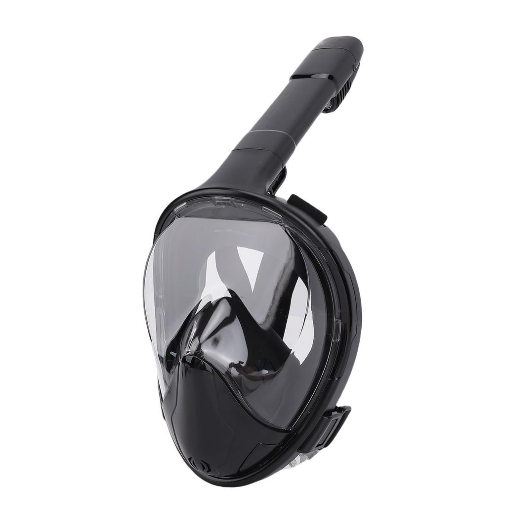 Snorkel Face Cover 180 Degree Panoramic View Anti Fog Splashproof Silicone Full Dry Breathing Snorkeling Face Guard