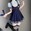 Pure Desire Sexy Lingerie: Pleated Suspender Skirt, Bunny Girl, Policewoman, and Student Uniform Set