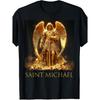 T-shirt San Michele Arcangelo 2 T-shirt da Uomo Unica Perfetta per Casa|Regalo|Lavoro|All'Aperto (Festa della Mamma|San Valentino|Compleanni) Tutte le taglie