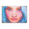 Girl In A Blue Headdress Metal Sign Cinema Pub Plates Pub Cinema Customized Tin Sign Poster