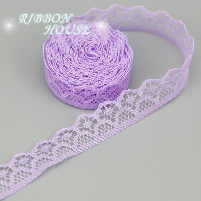 (20 Yards/roll) 15mm White Lace Fabric Webbing Decoration Packing Material Pink Red Blue