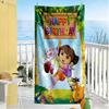 Dora Explorer Beach Towel Super Soft & Absorbent Comfortable Lightweight