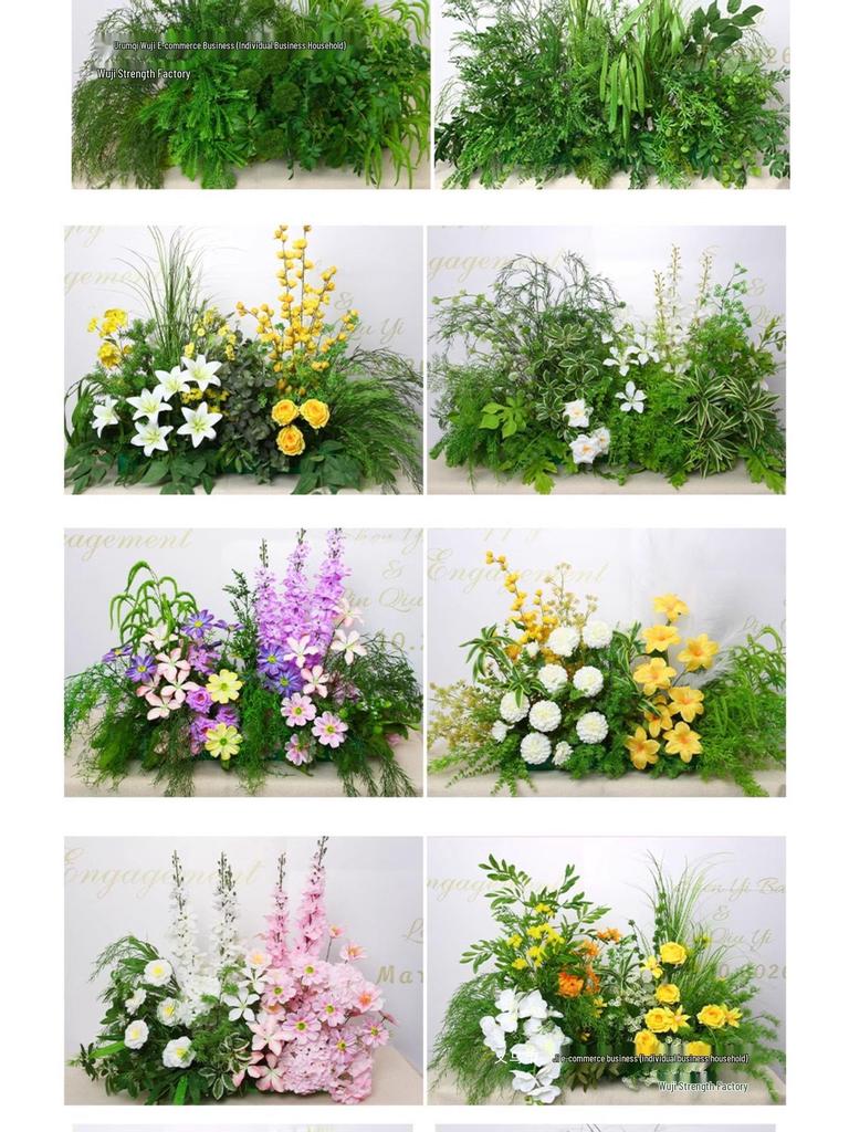 Mori Style Artificial Wedding Aisle Flowers