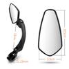 Bike Mirror Handlebar Mount Riding Rearview Mirror Adjustable Rotatable Safety Accessories for