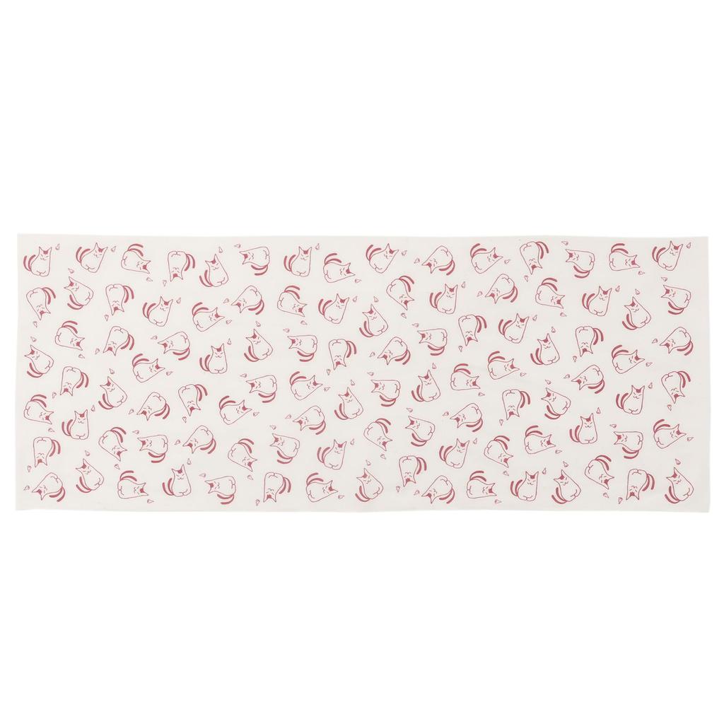 Gururin Tenugui Hand Yokai Cat Natural 35cm X Made In 1 Old Rose (Japanese Towel), Design, Unbleached, Color, Approx. 90cm, Quick-Drying, Japan,