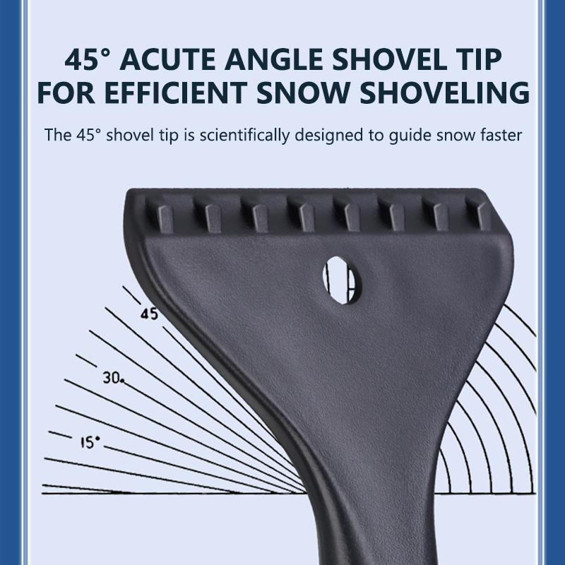 SEAMETAL 3 IN 1 Detachable Car Snow Sweeping Shovel With EVA Foam Handle Extendable Ice Scraper Car Windshield Snow Brush