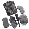 9pcs Car Wash Cleaning Kits Microfiber Towels Blush Sponge Wash Glove Polish Care Applicator Pads Car Wash Accessories