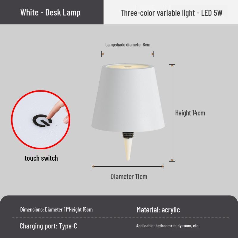 Rechargeable Wine Bottle Table Lamp: Night Light, Bar or Dining Decor, Bedside Lamp, Camping Atmosphere.
