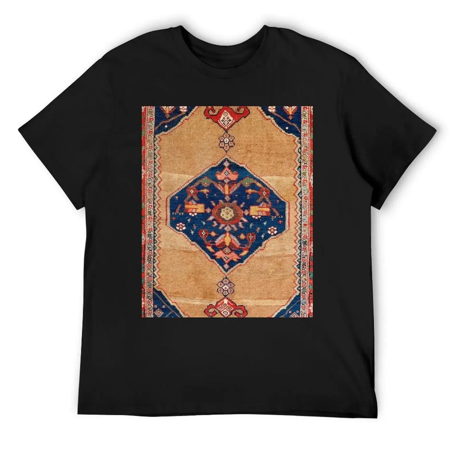 

Футболка з принтом килима Біжар Курдський Північно-Західний Перський футболки милі топи смішні костюми спортивні футболки для чоловіків L чорний