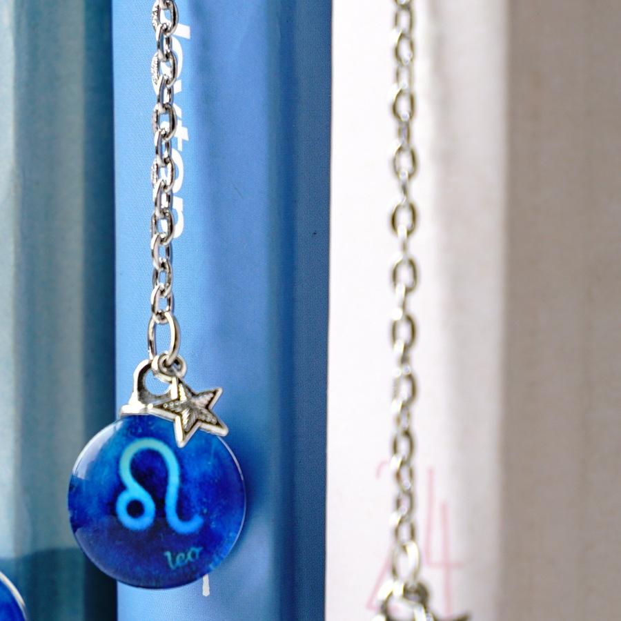 Creatieve Lichtgevende Boekenlegger Twaalf Sterrenbeelden Hanger Metaal Retro Blad Pagina-markeerder met Cadeau