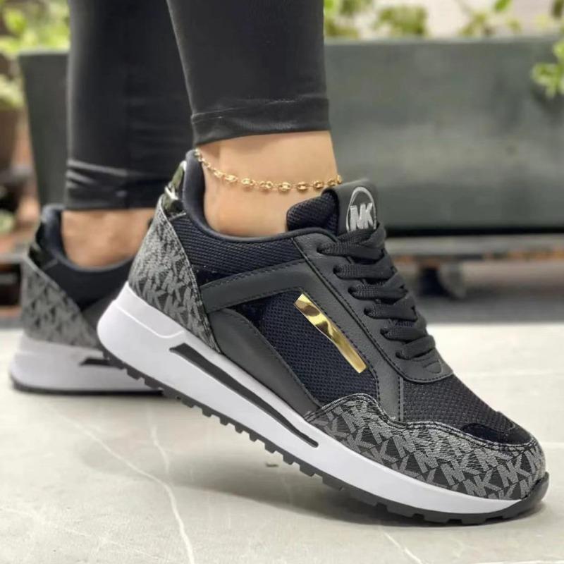 New Style Women Wedges Sneakers Lace - Up Breathable Sports Shoes Casual Platform Female Footwear Ladies Vulcanized Shoes
