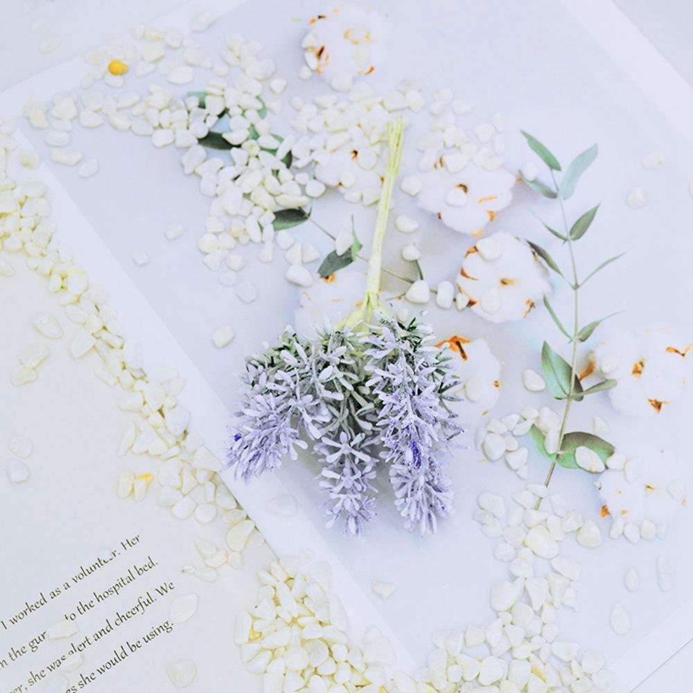 Purple Artificial Flowers Christmas for Home Decoration Bridal Accessories Clearance Vase Diy Gifts Fillers Silk Lavender Plants